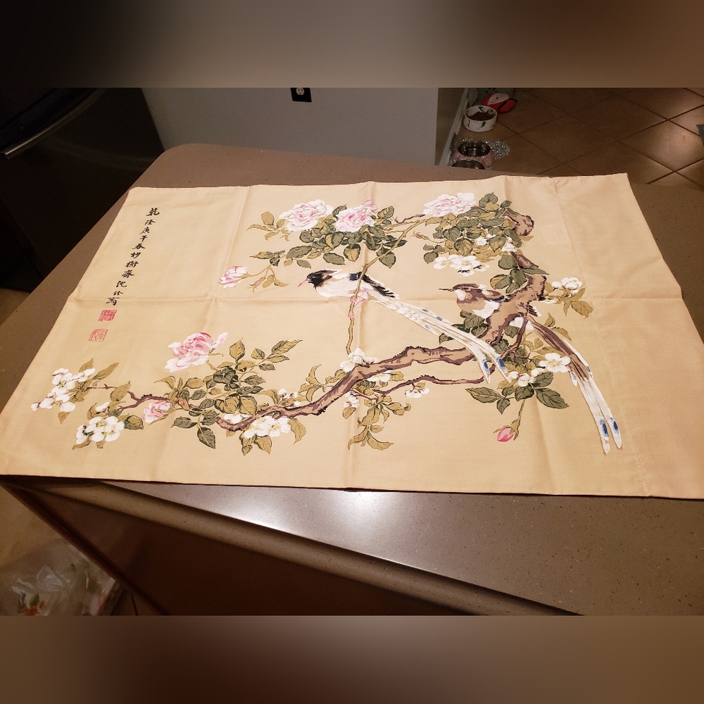 Vintage Beige Single Standard Pillowcase